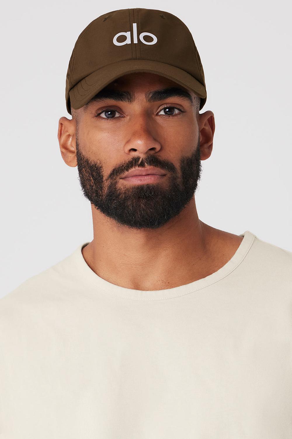 Alo Yoga Performance Off-Duty Uomo Cappellino Espresso | Italia  RPQ-692831