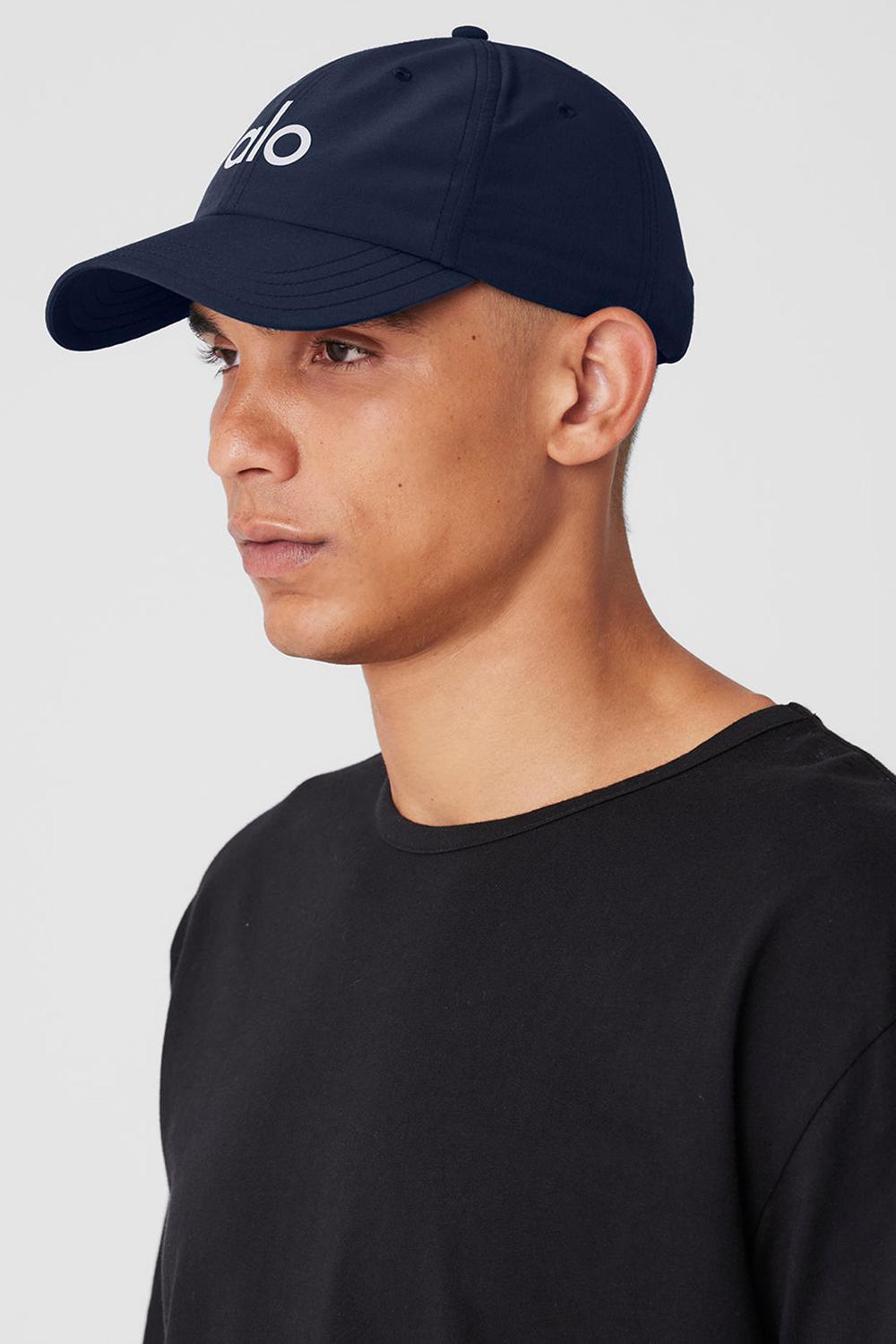 Alo Yoga Performance Off-Duty Uomo Cappellino Blu Marino | Italia  YSM-059216