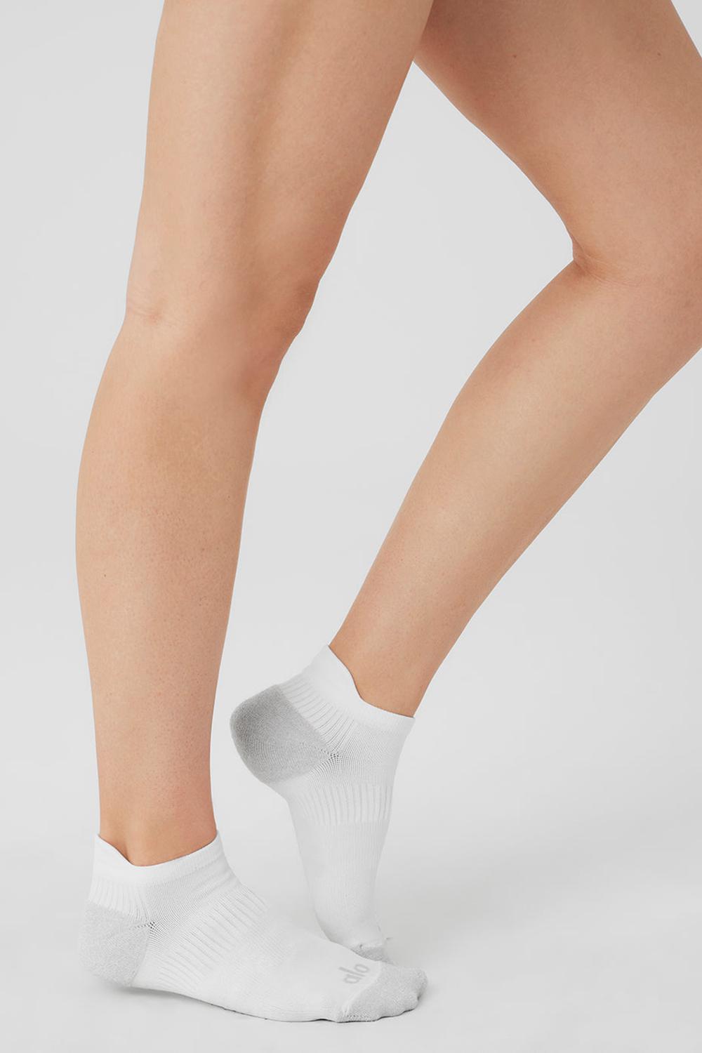 Alo Yoga Performance Tab Donna Sock Bianche Grigie | Italia  RHI-138249
