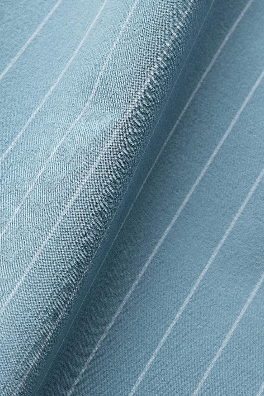 Alo Yoga Pinstripe Daylight Button Down Donna Maniche Lunghe Corallo Blu Bianche | Italia  XAO-389462