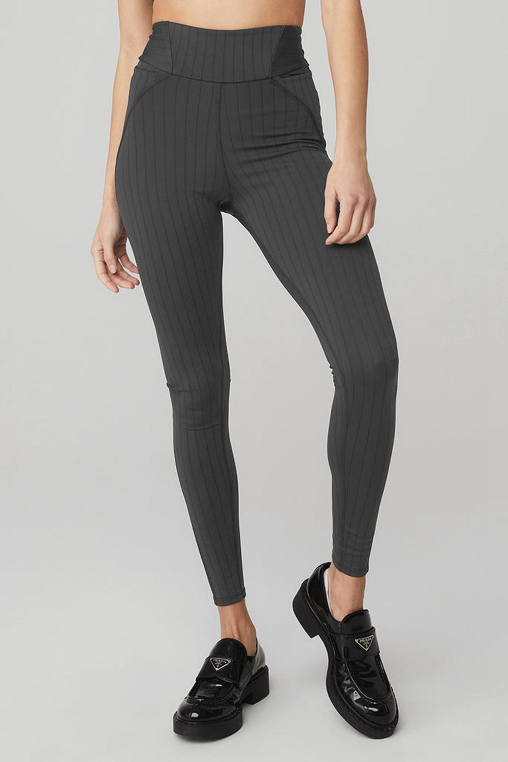 Alo Yoga Pinstripe Jacquard Extreme High-Waist Donna Legging Nere | Italia  QPI-679140