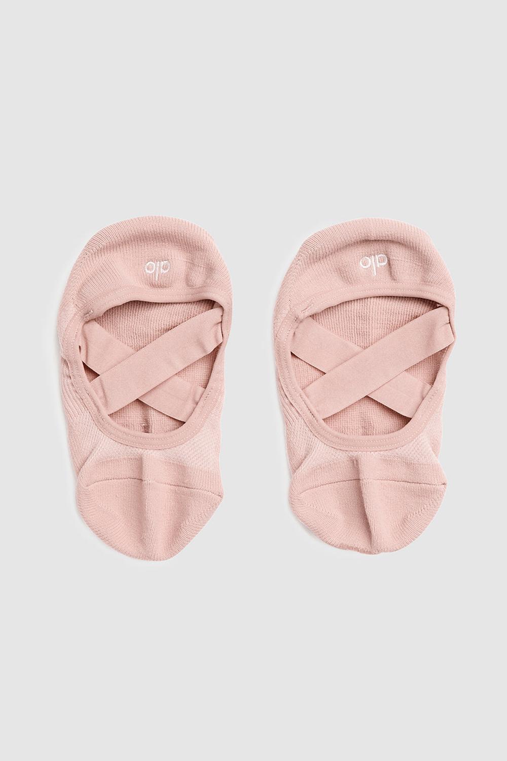 Alo Yoga Pivot Barre Barres Donna Sock Pale Mauve | Italia  KLM-760839