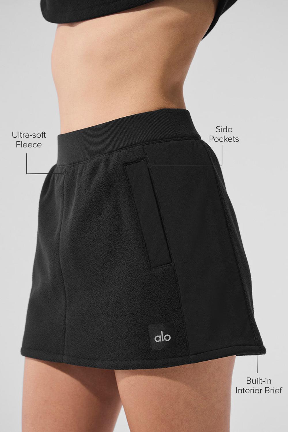 Alo Yoga Polar Fleece Wintry Mix Donna Gonna Nere | Italia  NVK-139842