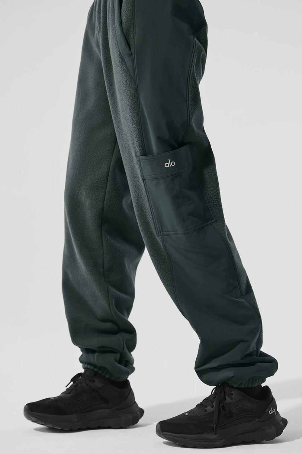 Alo Yoga Polar Fleece Wintry Mix Donna Pant Verdi | Italia  JSA-463781