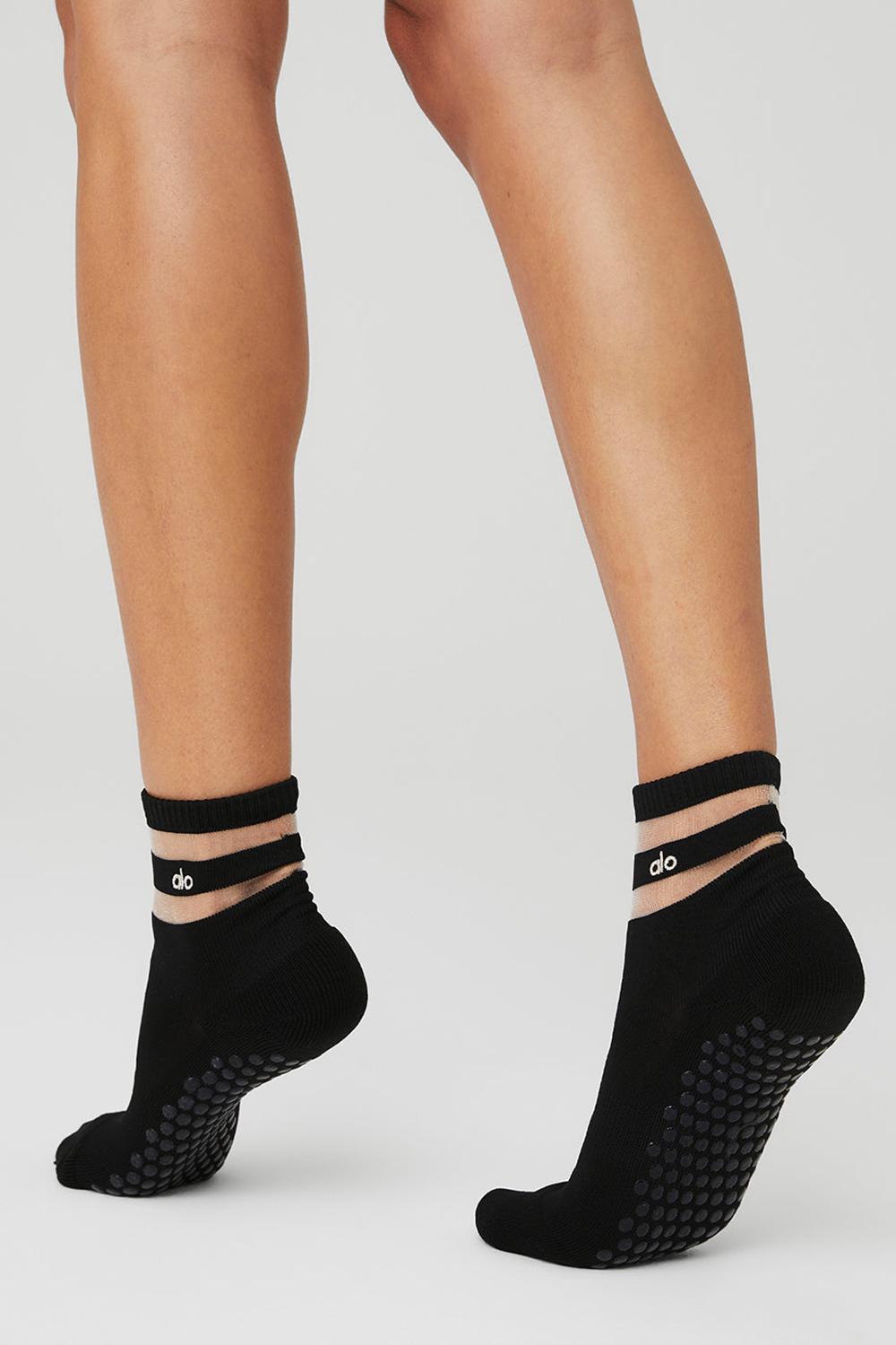 Alo Yoga Pulse Grip Donna Sock Nere | Italia  JZN-968520