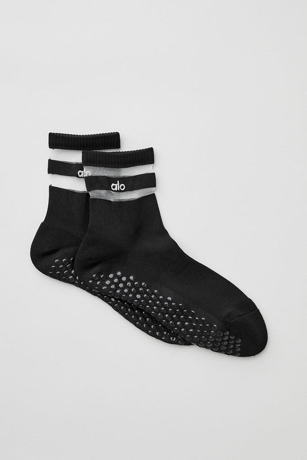 Alo Yoga Pulse Grip Donna Sock Nere | Italia  JZN-968520
