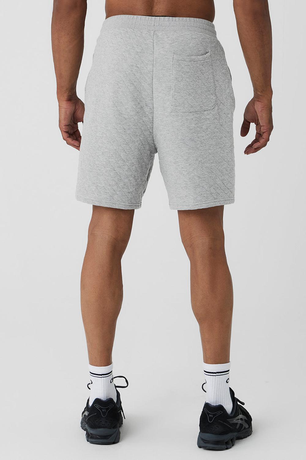 Alo Yoga Quilted Stadium Uomo Short Grigie | Italia  PJW-214037