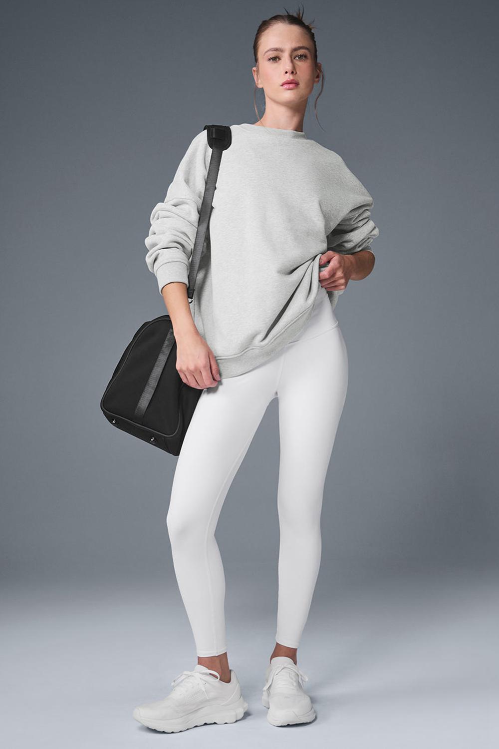 Alo Yoga Renown Heavy Weight Crew Neck Donna Pullover Grigie | Italia  KWM-465930