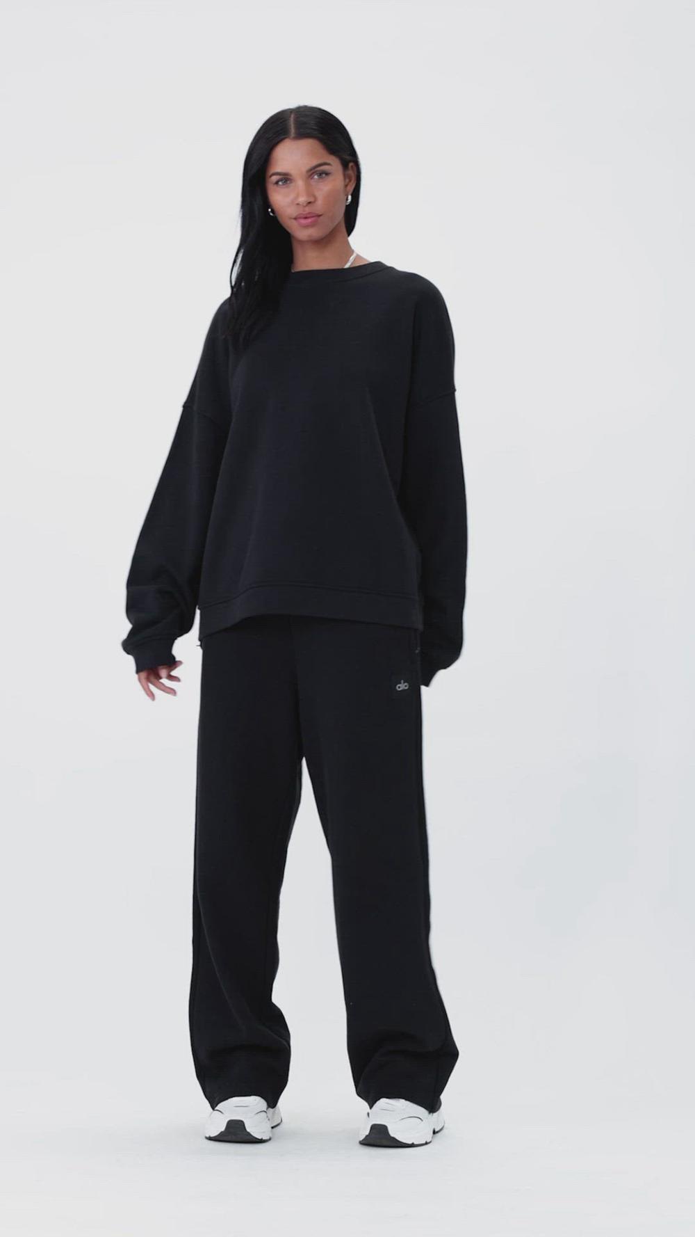 Alo Yoga Renown Heavy Weight Crew Neck Donna Pullover Grigie | Italia  KWM-465930
