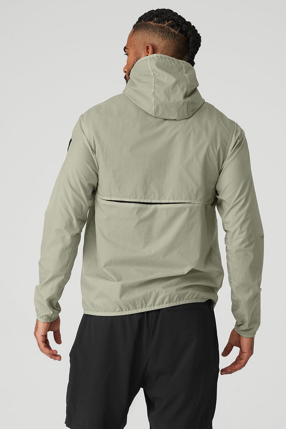 Alo Yoga Repeat Running Uomo Giacca Limestone | Italia  PFM-913762