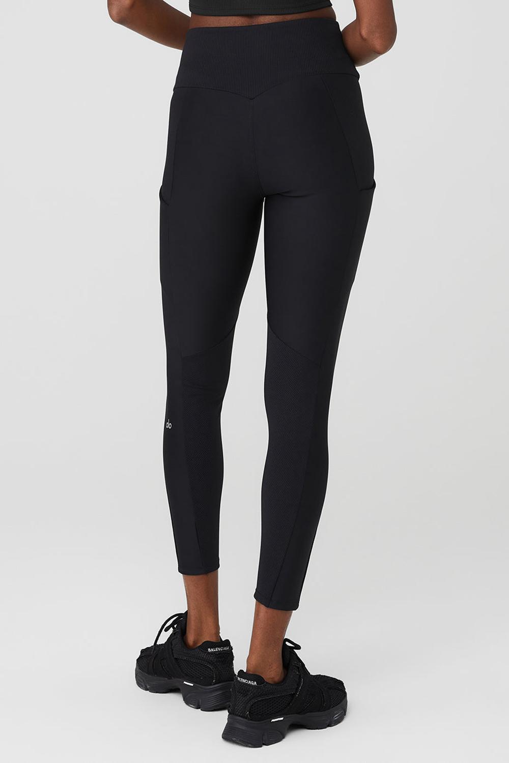 Alo Yoga Ribbed Airlift High-Waist 7/8 Enchanted Donna Legging Nere | Italia  OAF-542910