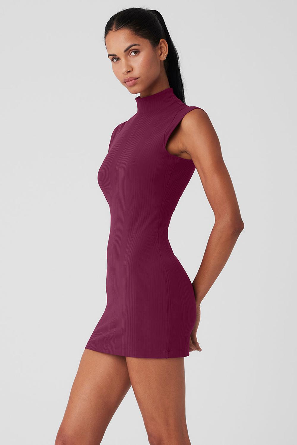 Alo Yoga Run It Back Donna Vestito Wild Berry | Italia  FLB-037198