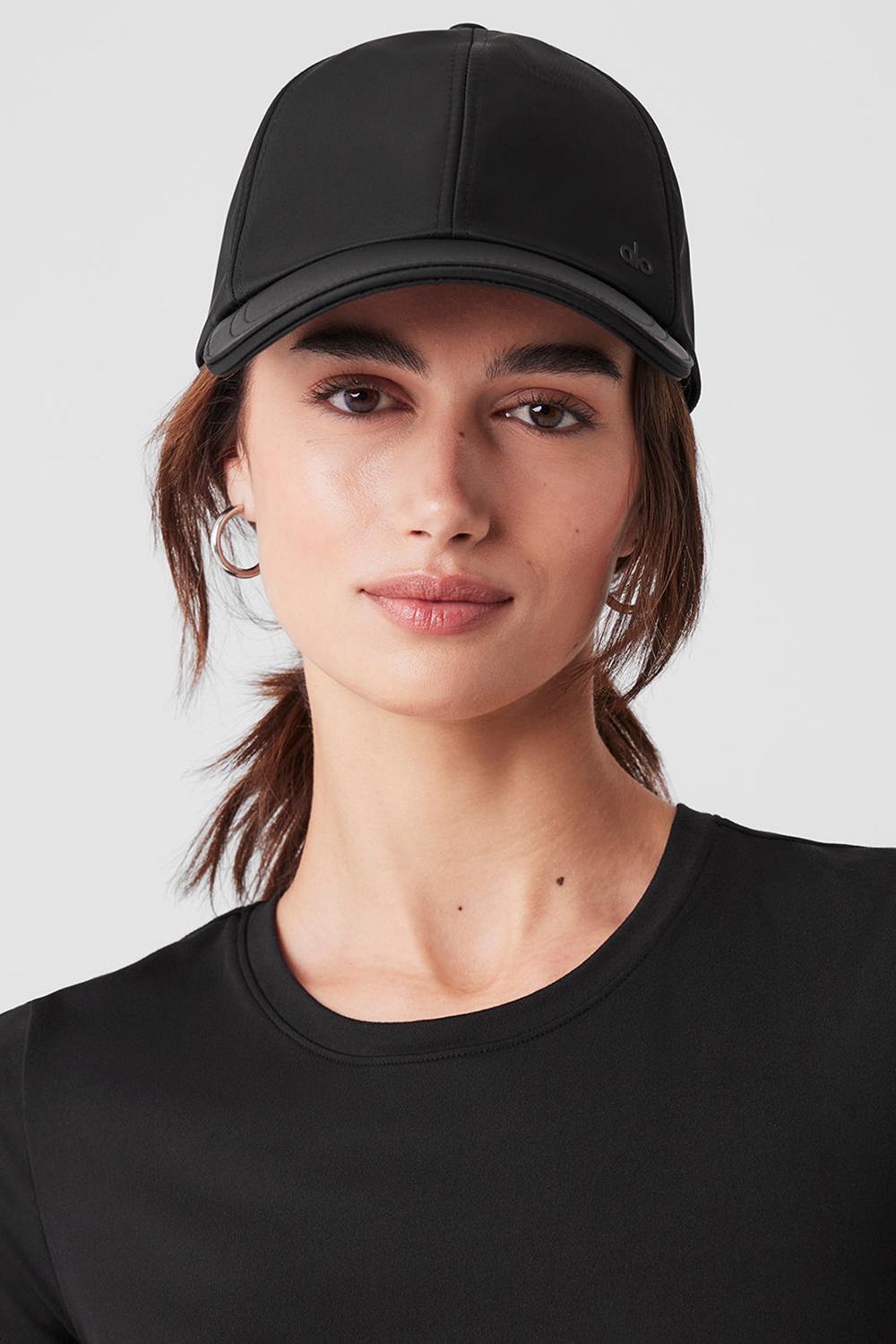 Alo Yoga Satin Off-Duty Donna Cappellino Nere | Italia  MXR-819704