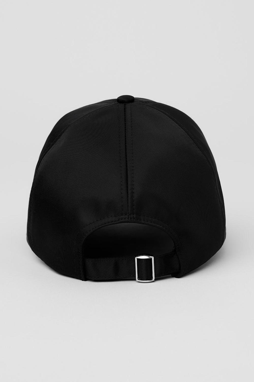 Alo Yoga Satin Off-Duty Uomo Cappellino Nere | Italia  SZM-719420
