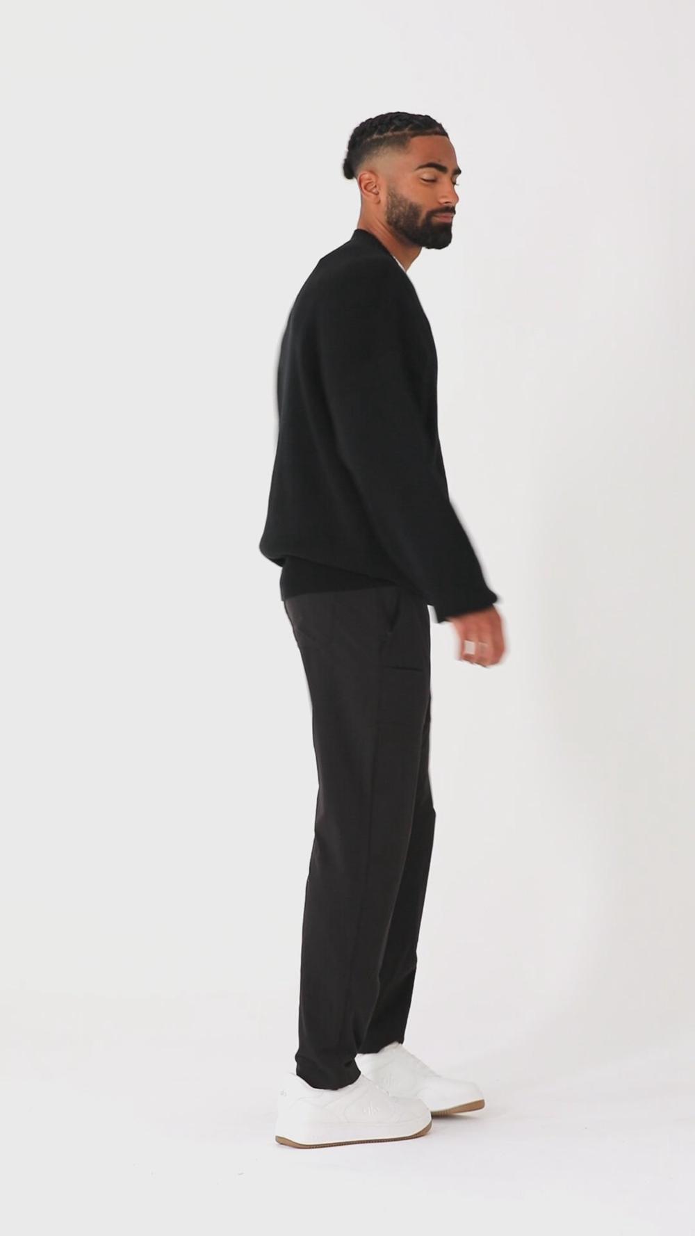 Alo Yoga Scholar Crew Neck Uomo Maglia Blu Marino | Italia  LIP-407389