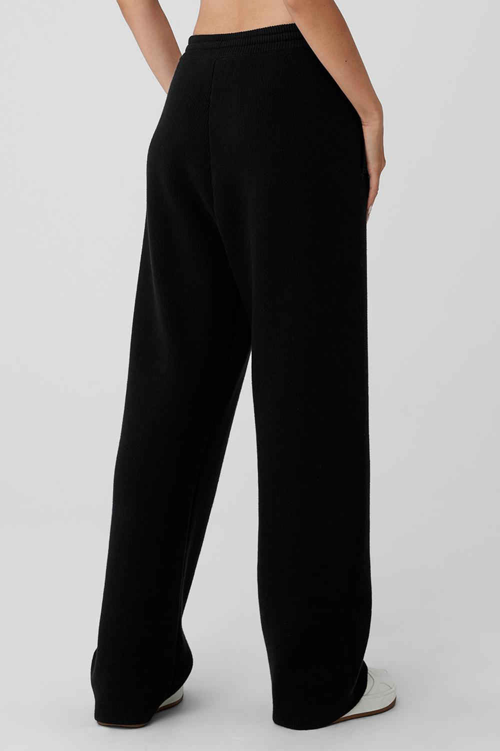 Alo Yoga Scholar Straight Leg Donna Sweatpant Nere | Italia  YDJ-702638