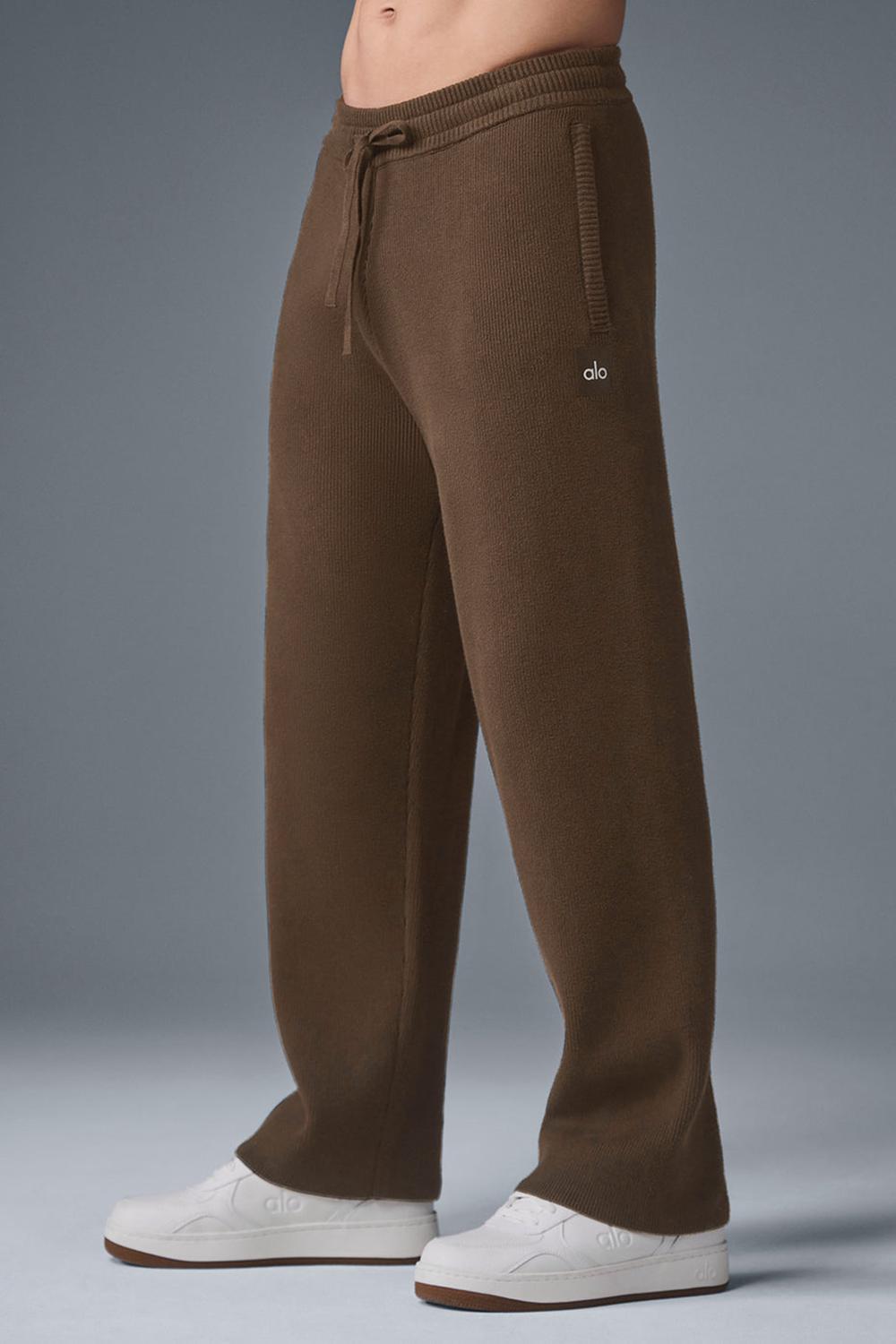 Alo Yoga Scholar Straight Leg Uomo Sweatpant Espresso | Italia  BUA-862159
