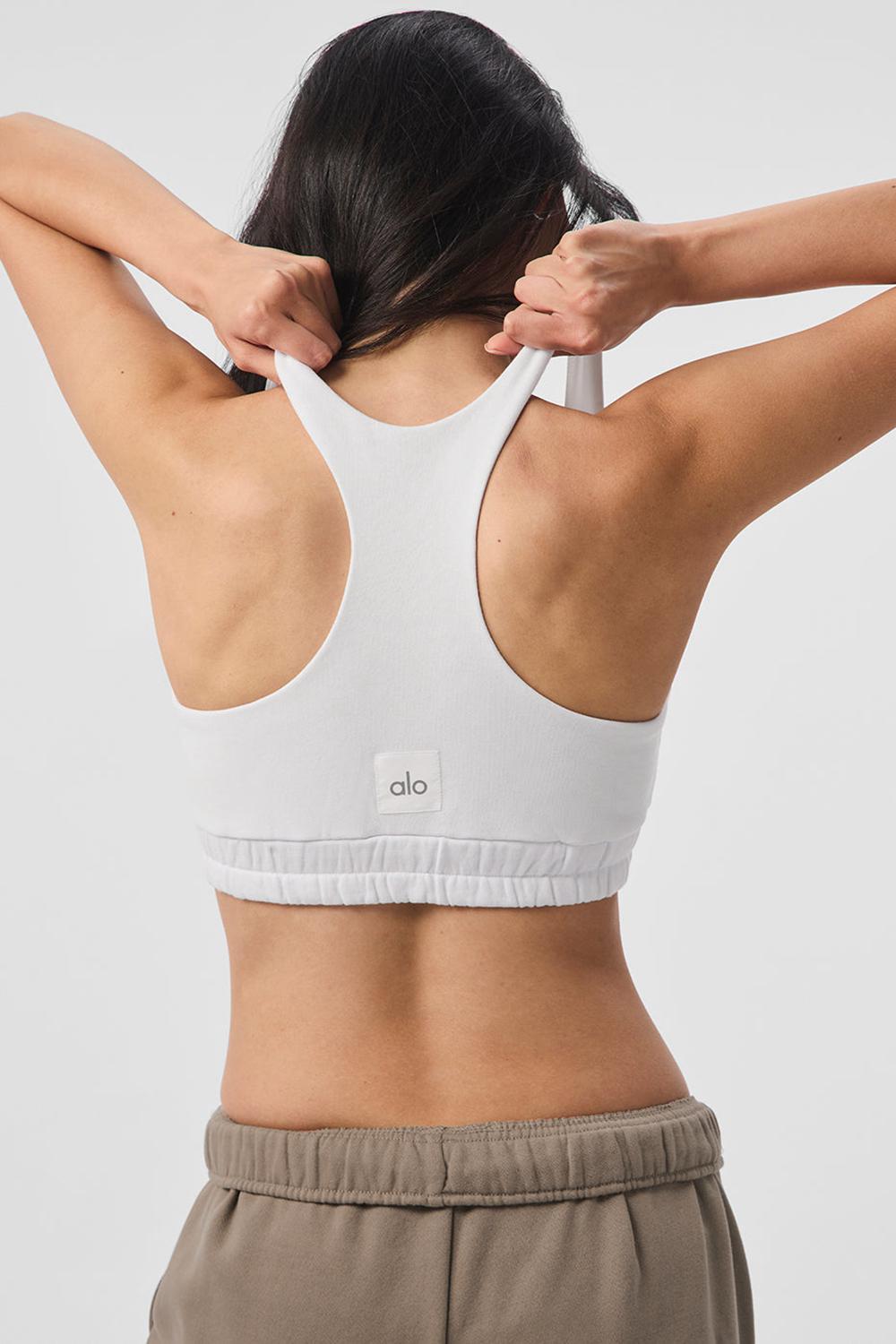 Alo Yoga Scoop Neck Donna Felpa Bianche | Italia  ICZ-462079