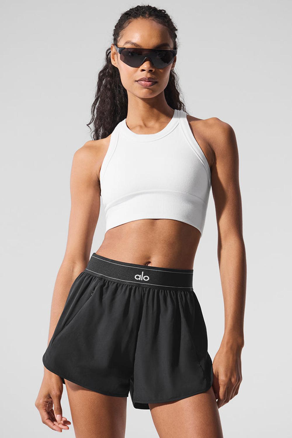 Alo Yoga Seamless Delight High Neck Donna Reggiseno Bianche | Italia  BXU-914587