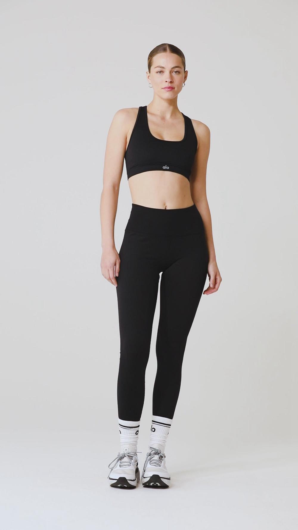 Alo Yoga Seamless High-Waist Ribbed Donna Legging Verdi | Italia  QAY-560184