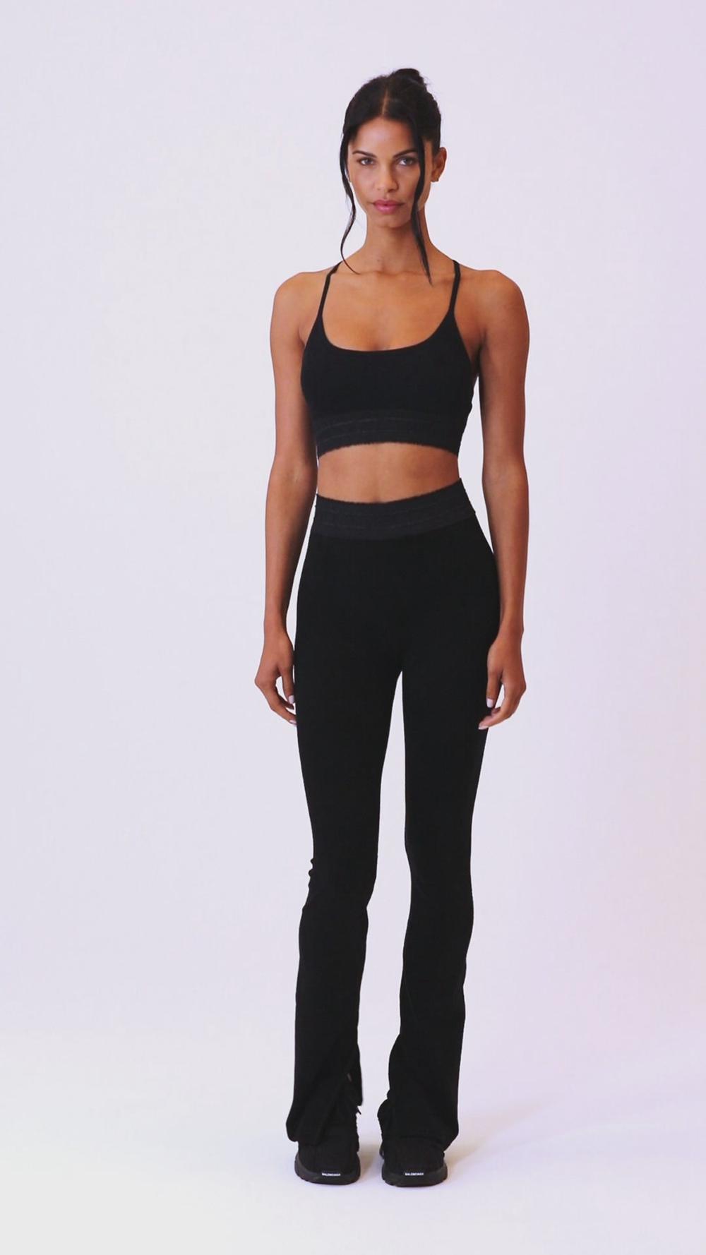 Alo Yoga Seamless Luxe Terry Cuddle Donna Reggiseno Nere | Italia  WRQ-967254