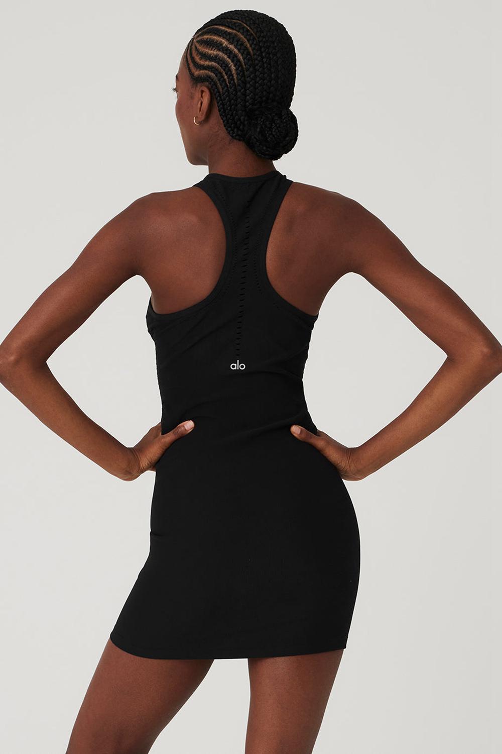 Alo Yoga Seamless Open Air Racerback Donna Vestito Nere | Italia  RMS-396481
