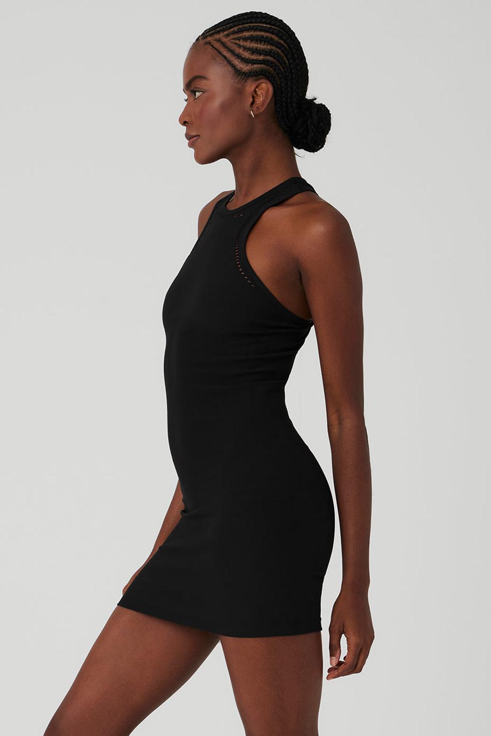 Alo Yoga Seamless Open Air Racerback Donna Vestito Nere | Italia  RMS-396481
