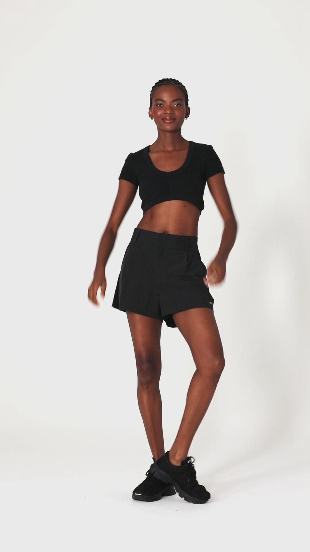 Alo Yoga Seamless Ribbed Cropped Serene Donna Short Sleeve Bianche | Italia  IPM-523704
