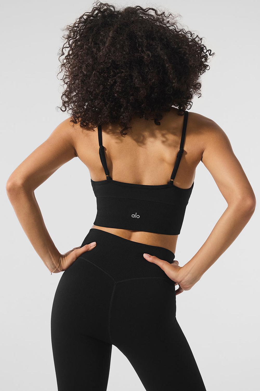 Alo Yoga Seamless Winter Warm Plush Delight Donna Reggiseno Nere | Italia  YWL-895261