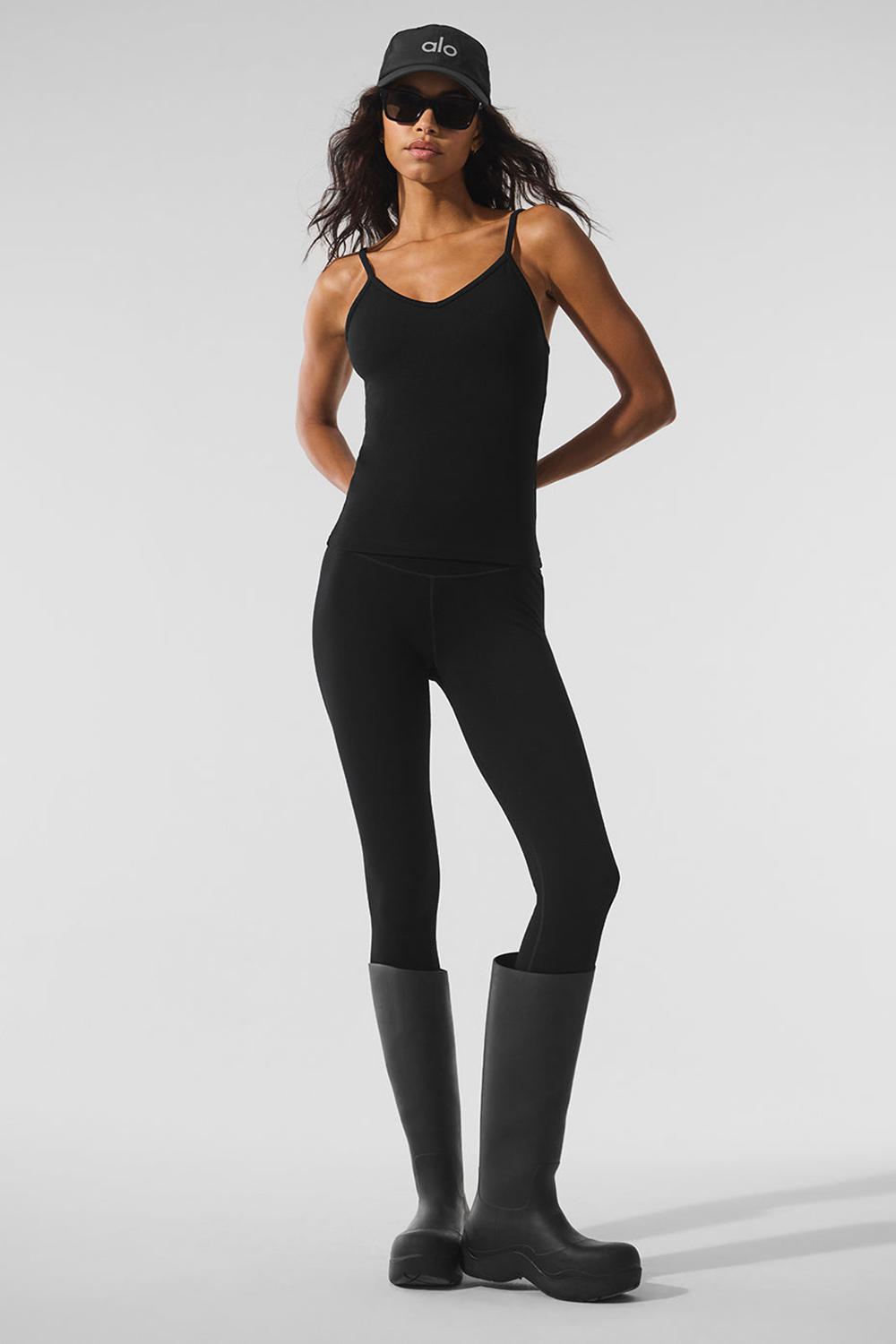 Alo Yoga Seamless Winter Warm Plush Donna Tank Nere | Italia  ABU-386952