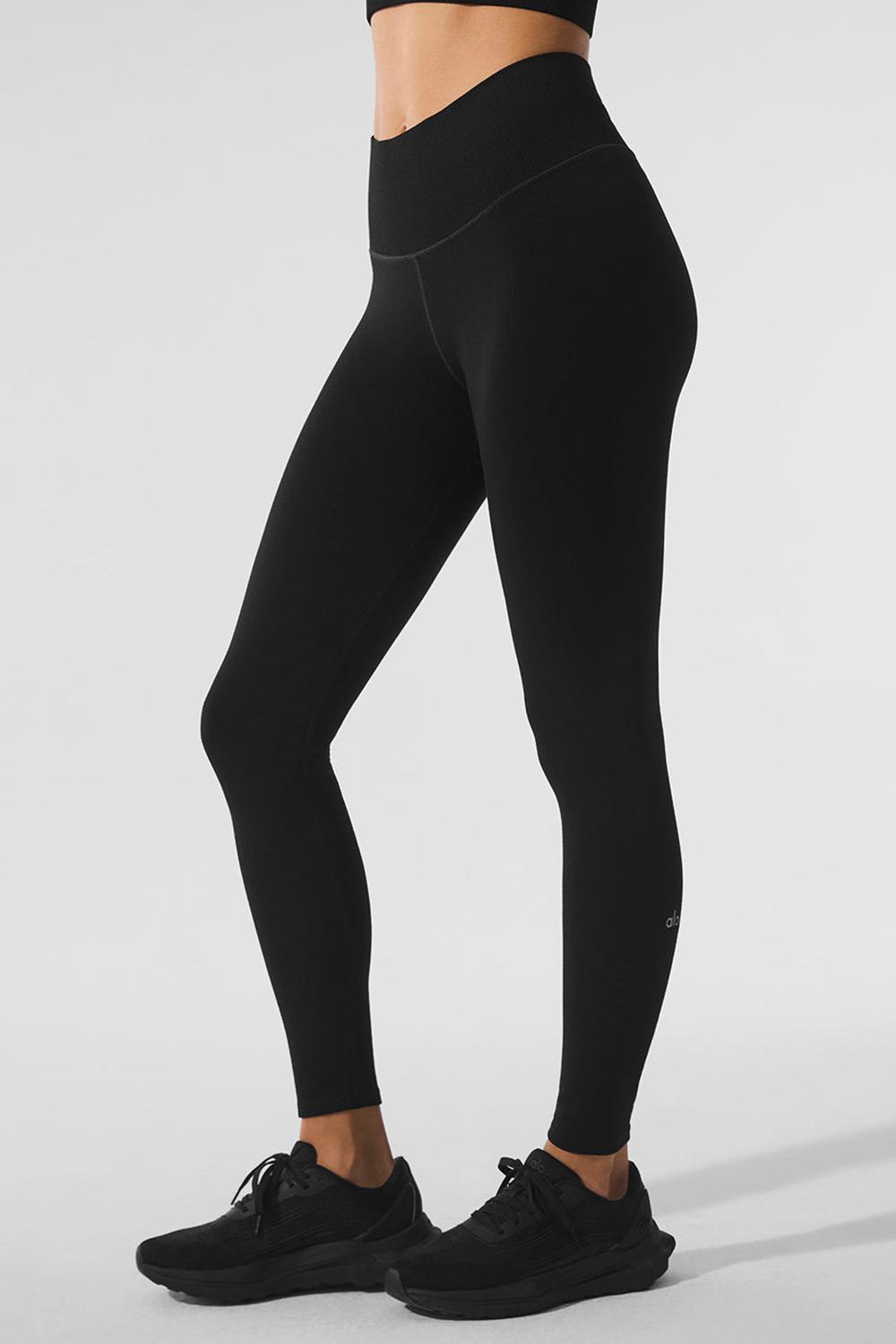 Alo Yoga Seamless Winter Warm Plush High-Waist 7/8 Donna Legging Nere | Italia  WGE-810275