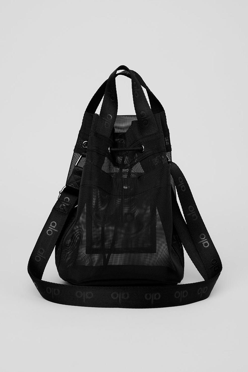 Alo Yoga Sheer Cross Body Donna Bucket Bag Nere | Italia  LEK-196420
