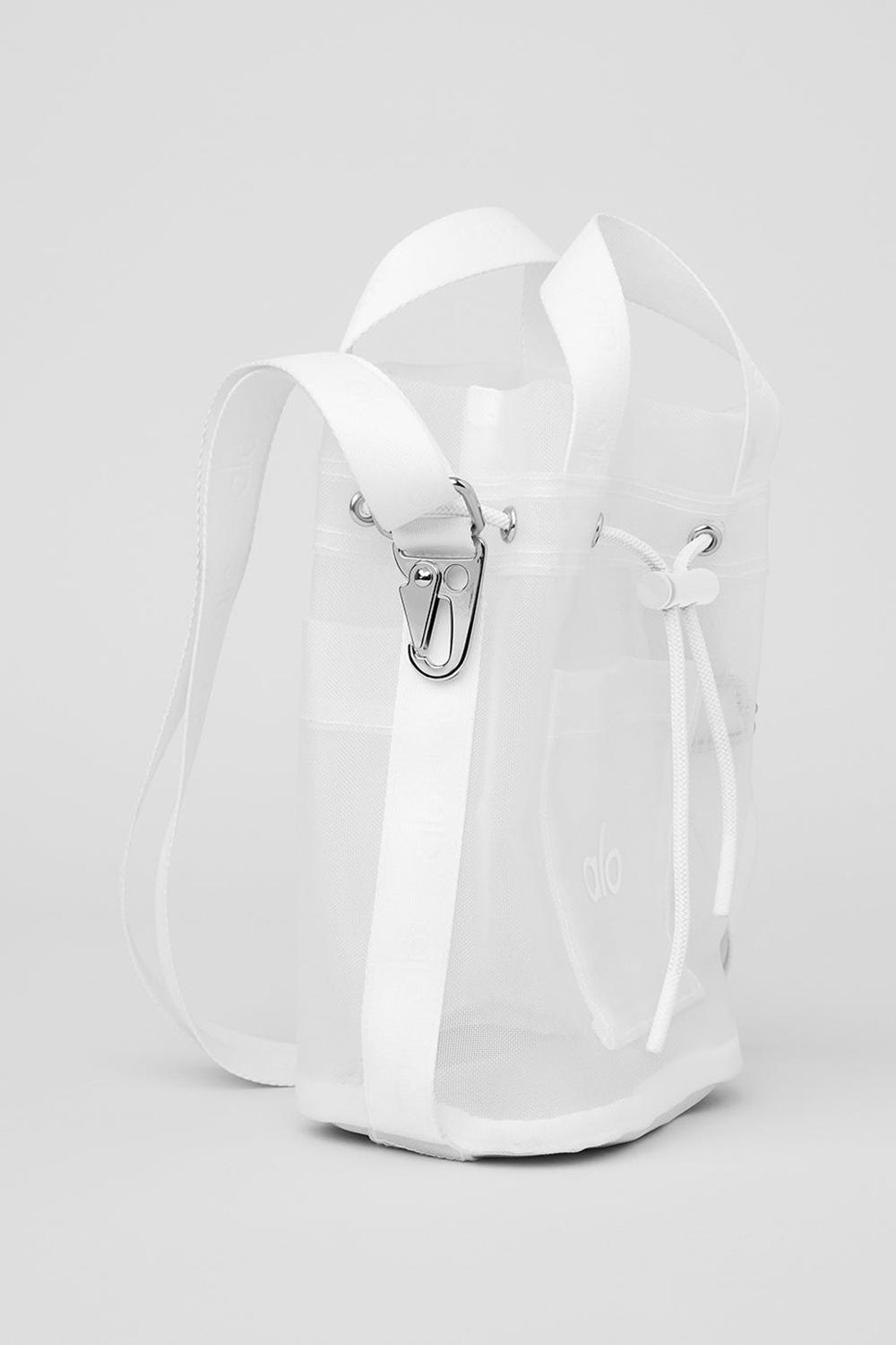 Alo Yoga Sheer Cross Body Donna Bucket Bag Bianche | Italia  YKT-859270