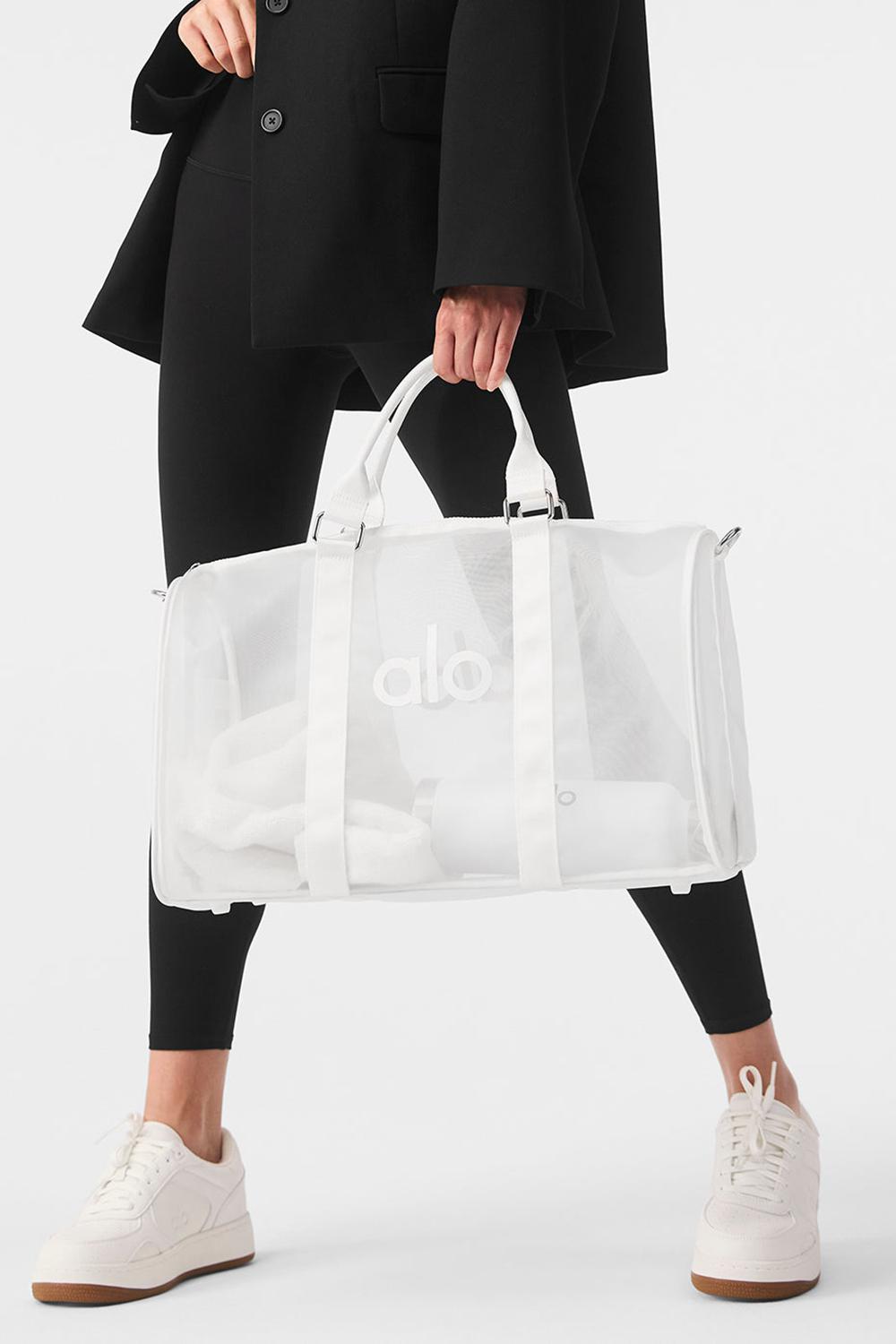 Alo Yoga Sheer Donna Duffle Bag Bianche | Italia  AXU-428975