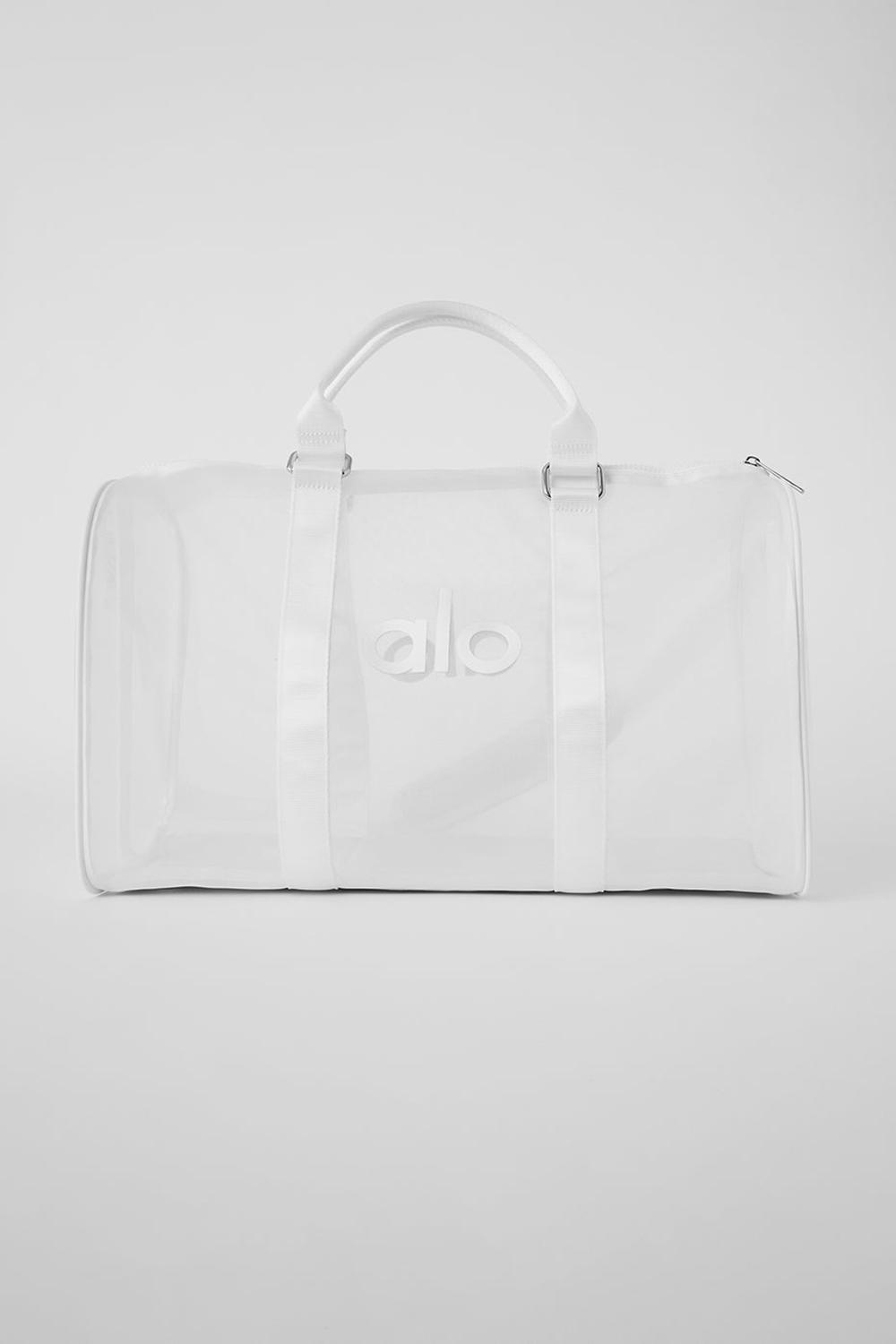 Alo Yoga Sheer Donna Duffle Bag Bianche | Italia  AXU-428975