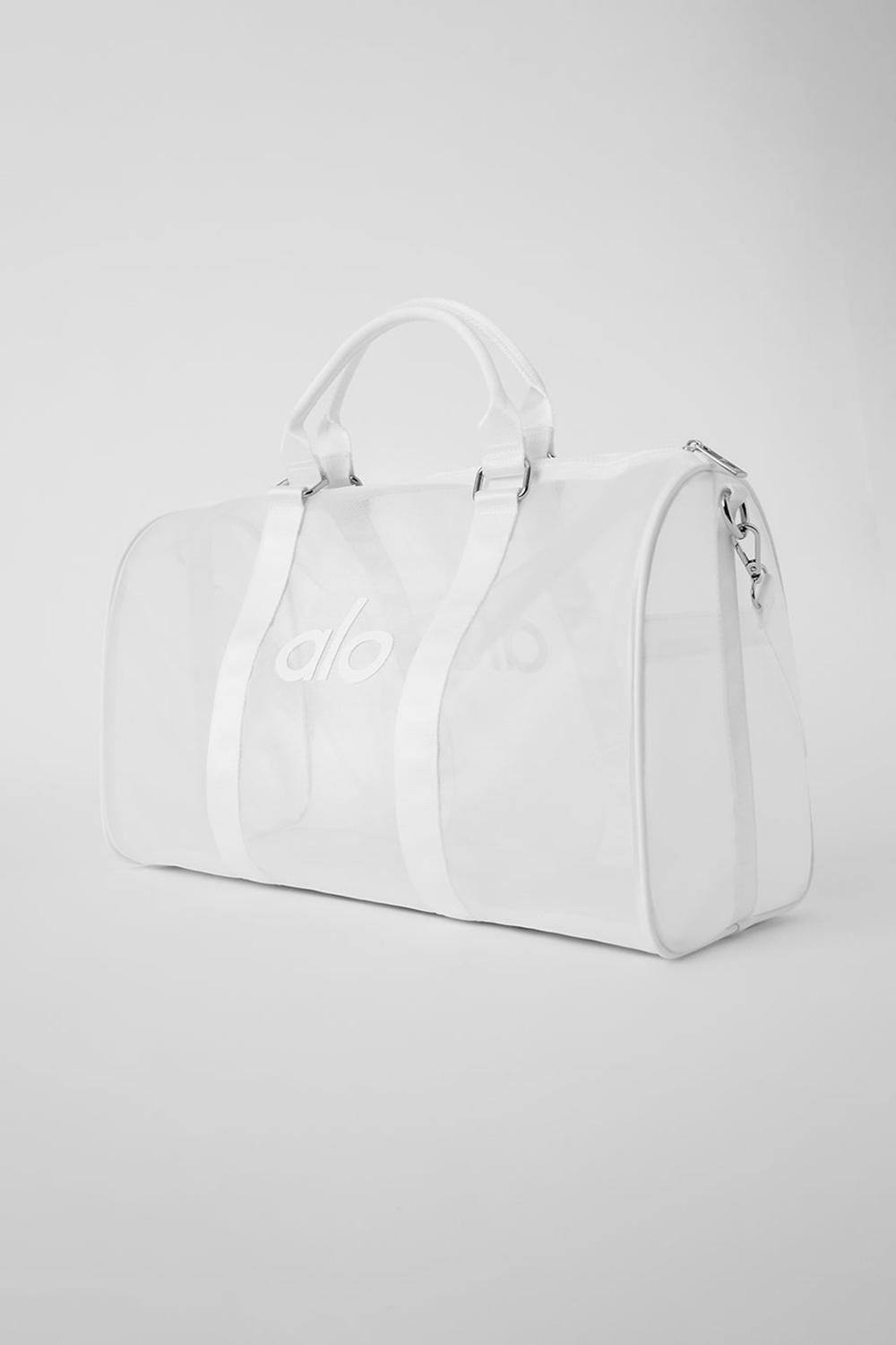 Alo Yoga Sheer Donna Duffle Bag Bianche | Italia  AXU-428975