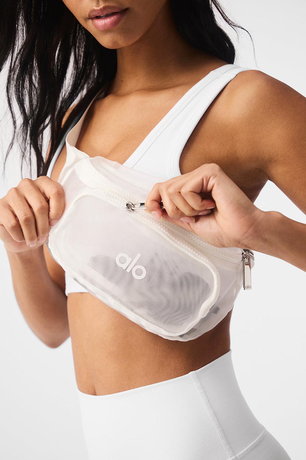 Alo Yoga Sheer Fanny Pack Donna Bum Bags Bianche | Italia  XYF-752804