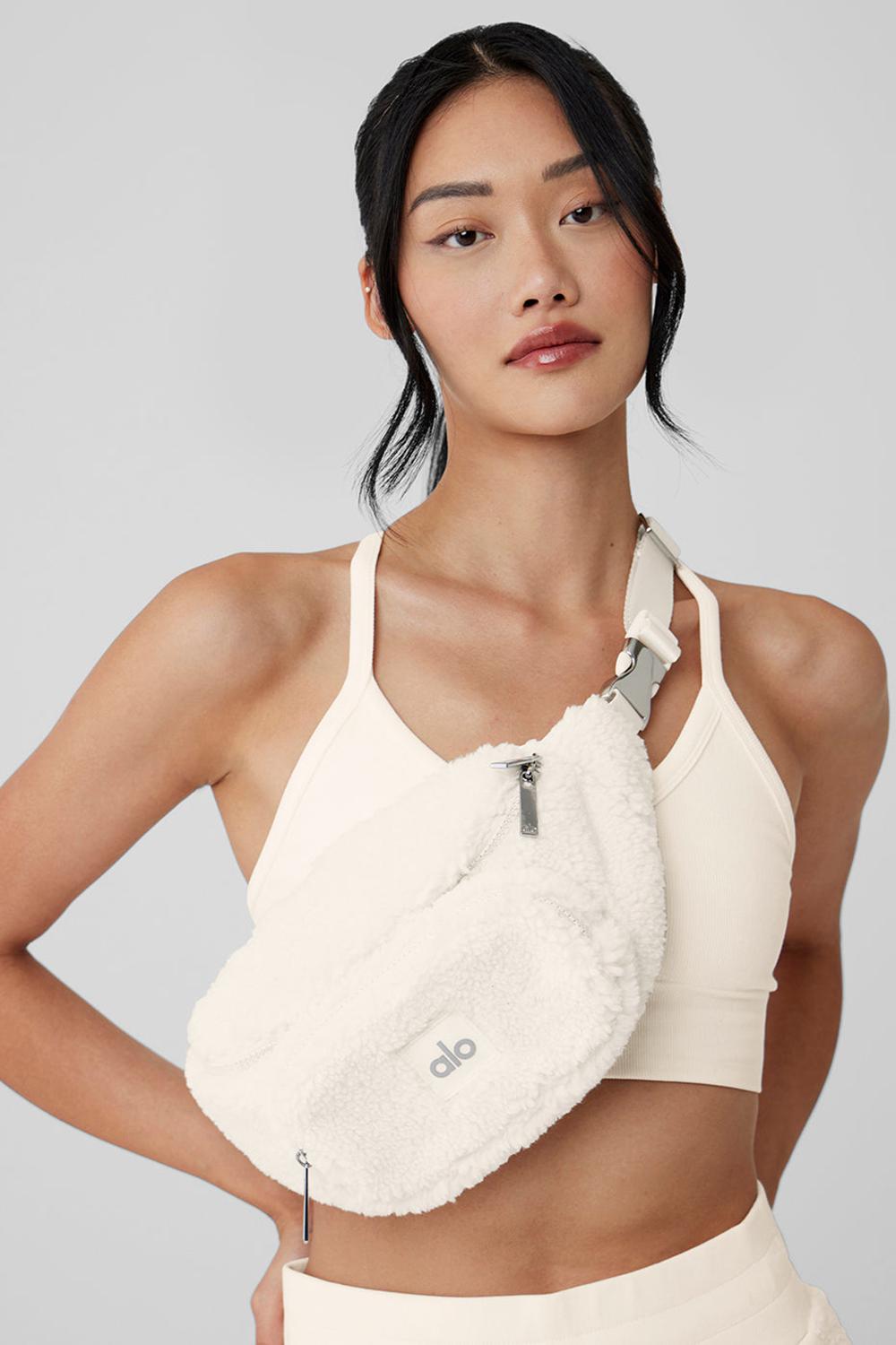 Alo Yoga Sherpa Explorer Fanny Pack Donna Bum Bags Ivory | Italia  RBC-519278