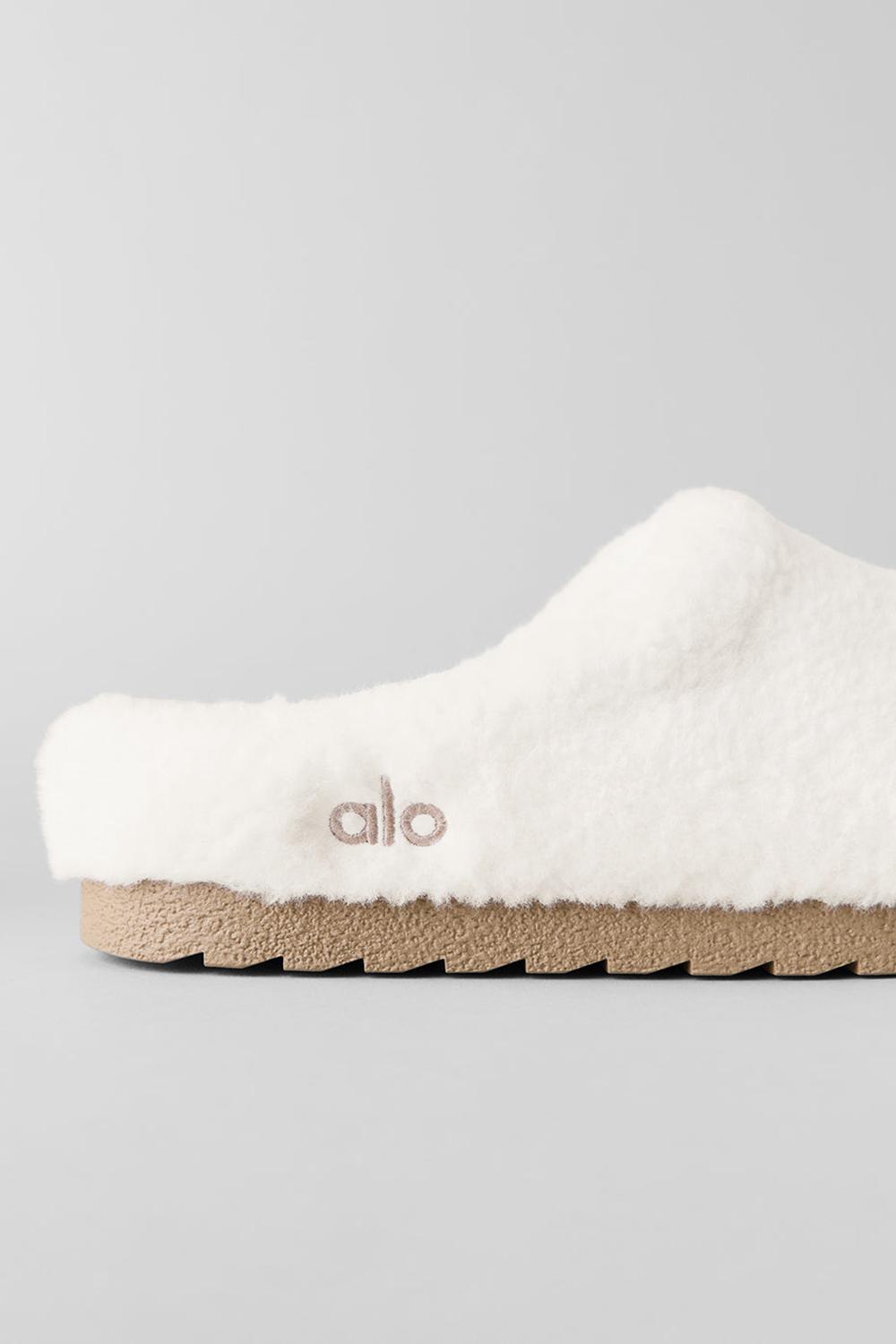 Alo Yoga Sherpa Recovery Uomo Slipper Ivory | Italia  VTZ-172046