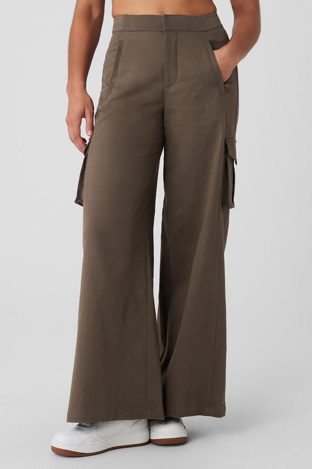 Alo Yoga Show Off Cargo Wide Leg Donna Pant Verde Oliva | Italia  MPW-147852
