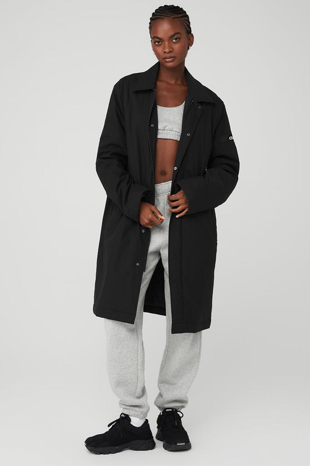 Alo Yoga Signature Donna Overcoat Nere | Italia  KVE-387096