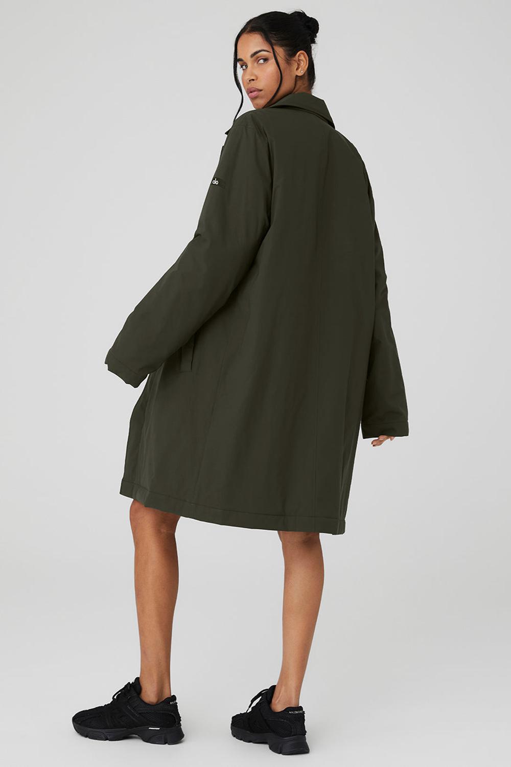 Alo Yoga Signature Donna Overcoat Verdi | Italia  WVJ-801269