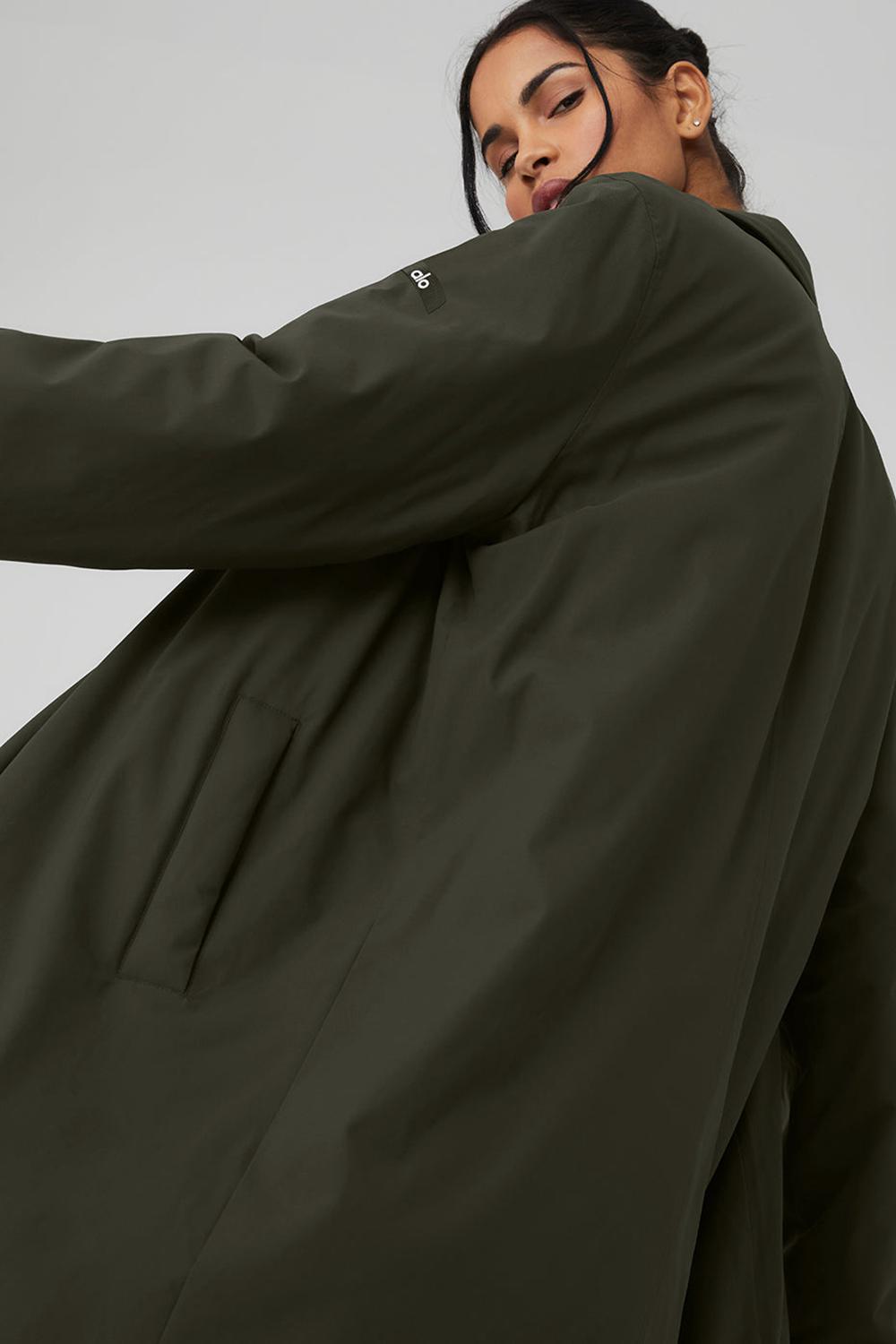 Alo Yoga Signature Donna Overcoat Verdi | Italia  WVJ-801269