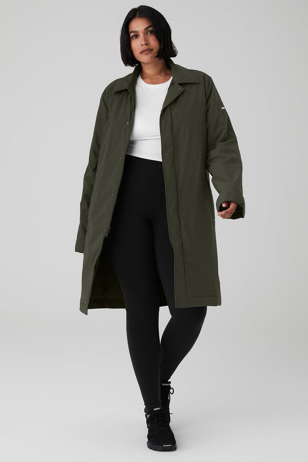 Alo Yoga Signature Donna Overcoat Verdi | Italia  WVJ-801269
