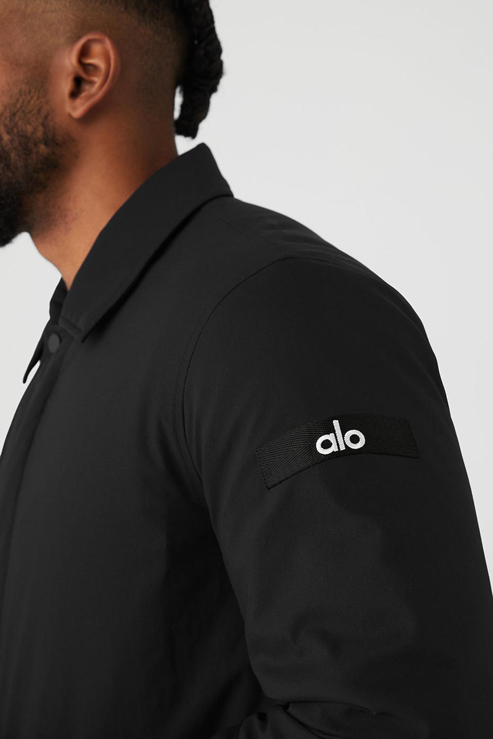 Alo Yoga Signature Uomo Overcoat Nere | Italia  AZB-981702