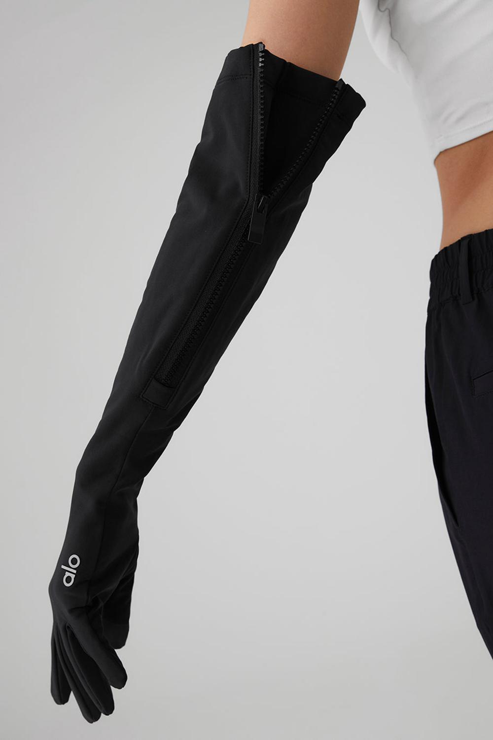 Alo Yoga Sleek City Donna Guanti Nere | Italia  RSM-912805