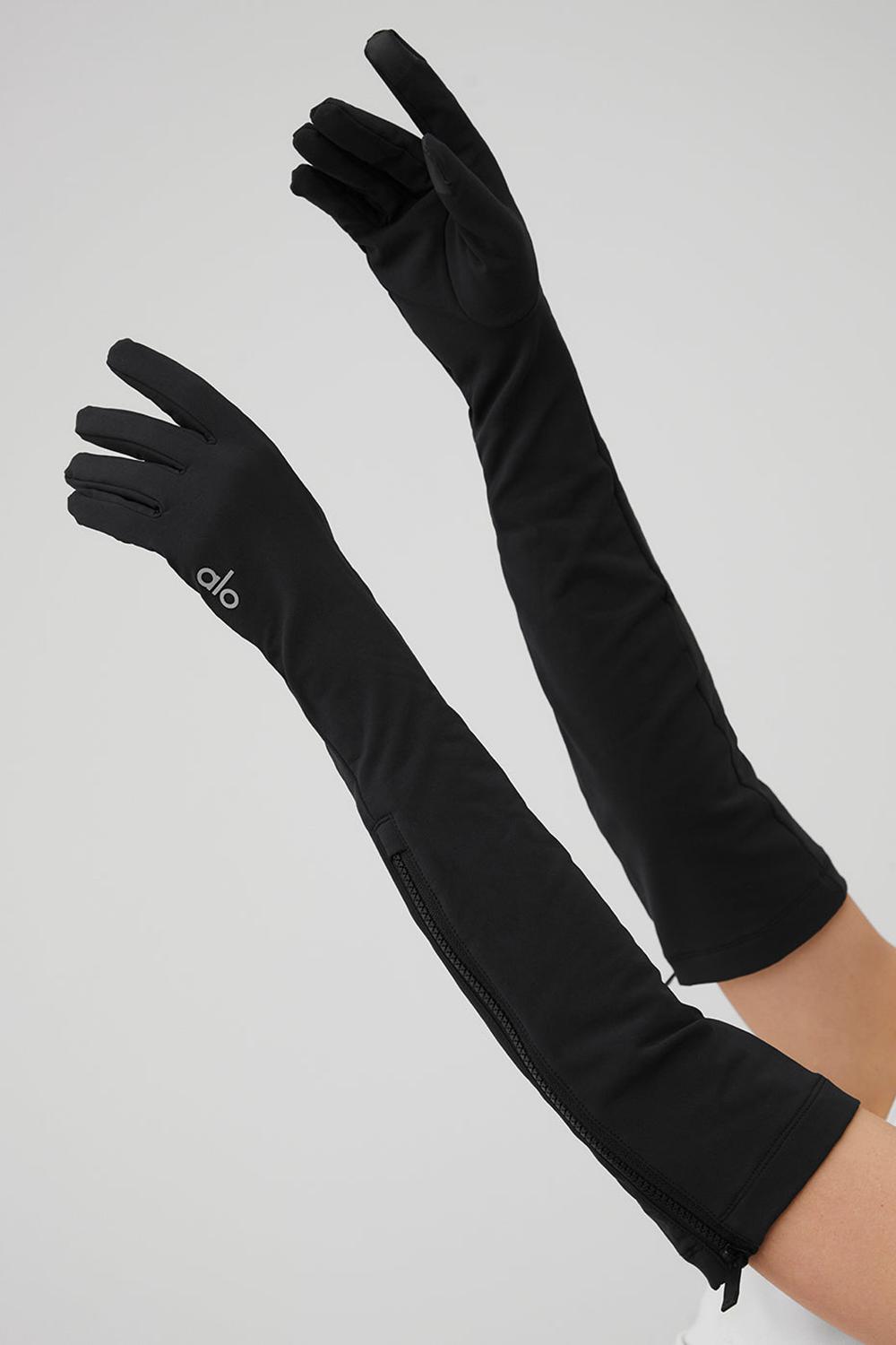 Alo Yoga Sleek City Donna Guanti Nere | Italia  RSM-912805