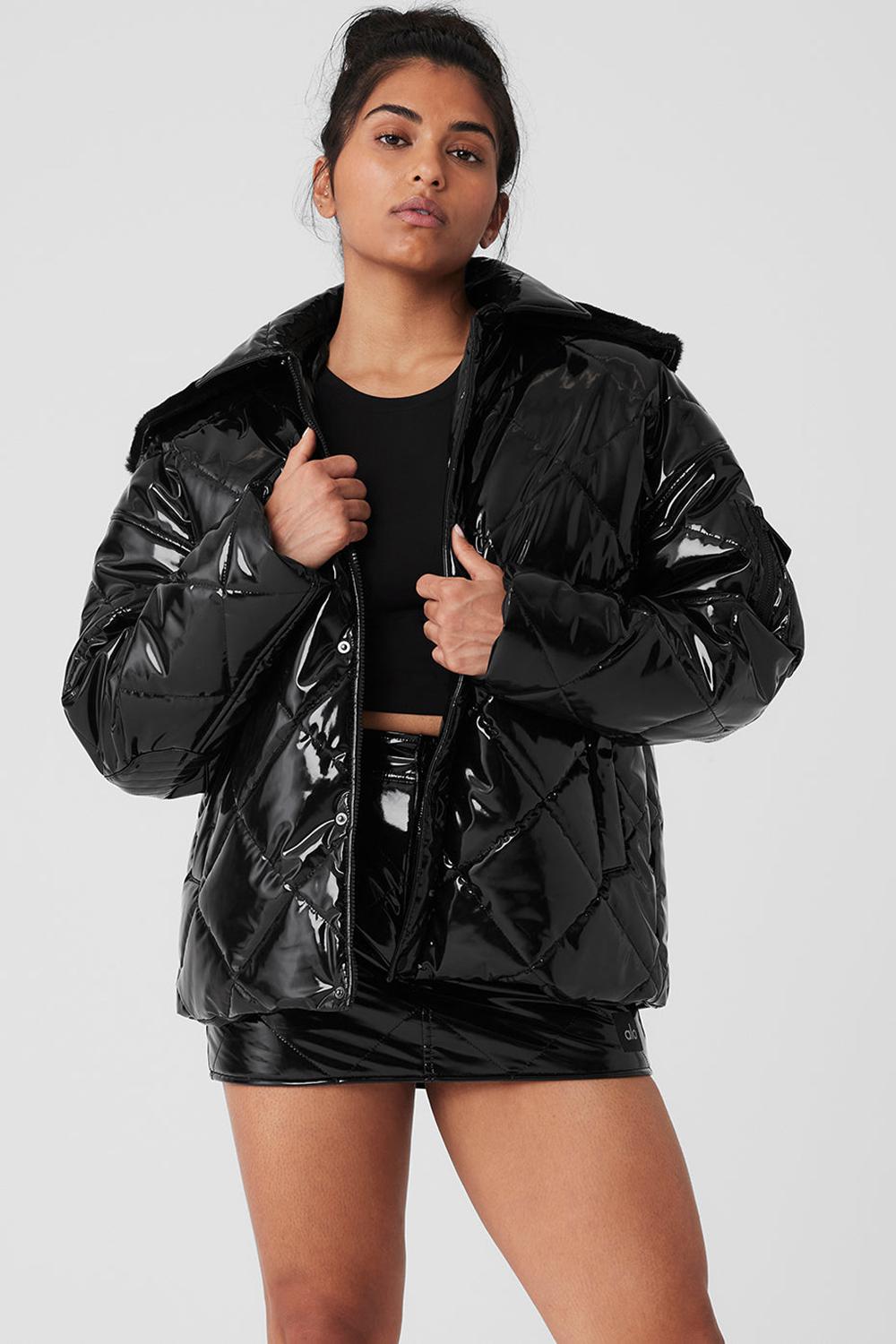 Alo Yoga Snomoto Donna Giacca Puffer Nere | Italia  EXK-302156