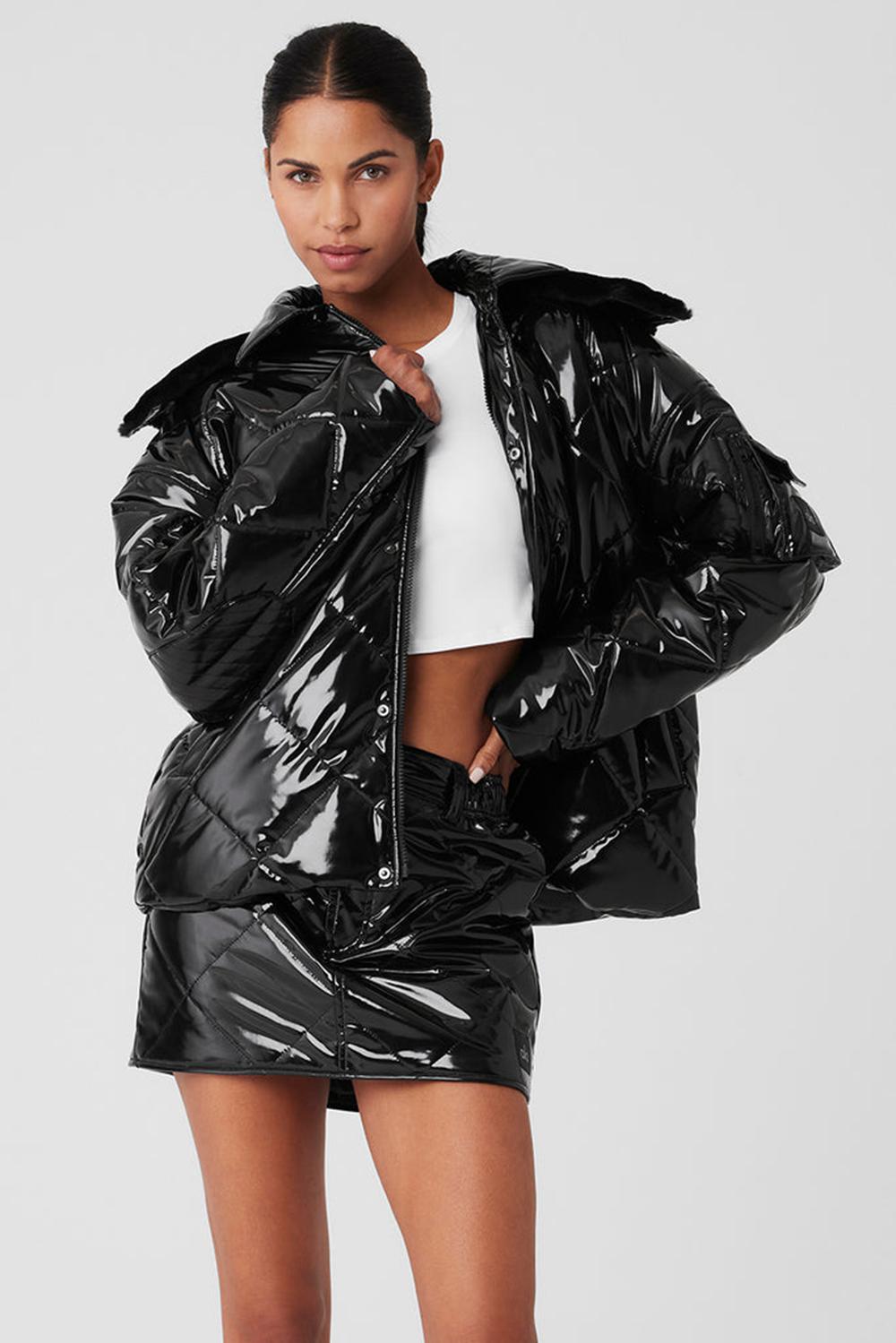 Alo Yoga Snomoto Donna Giacca Puffer Nere | Italia  EXK-302156