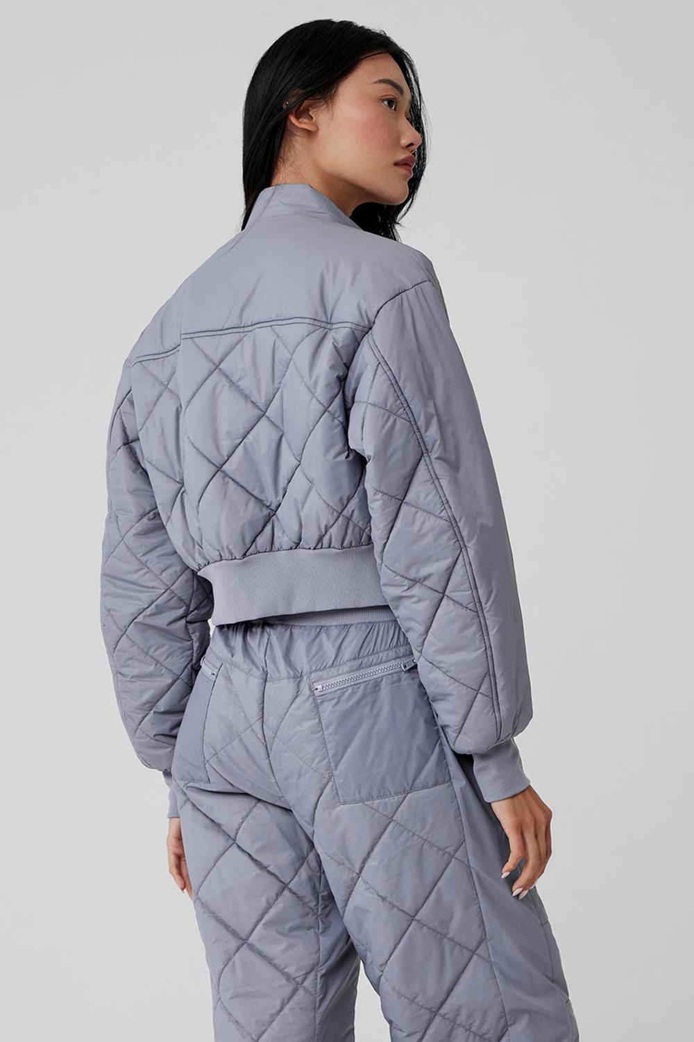 Alo Yoga Snowrider Donna Giacca Puffer Fog | Italia  EXP-532684